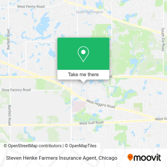 Steven Henke Farmers Insurance Agent map