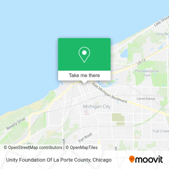 Unity Foundation Of La Porte County map