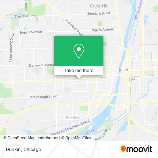 Dunkin' map