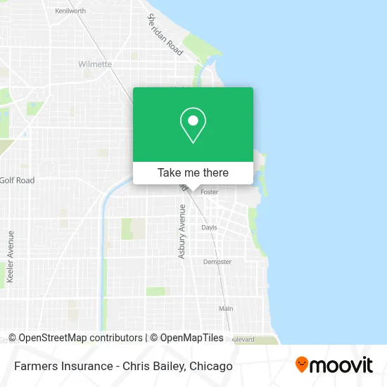 Farmers Insurance - Chris Bailey map