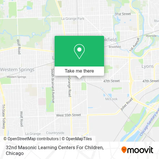 32nd Masonic Learning Centers For Children map