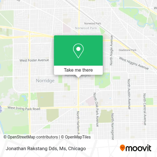 Jonathan Rakstang Dds, Ms map