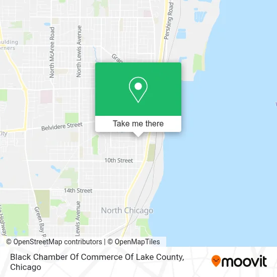 Black Chamber Of Commerce Of Lake County map