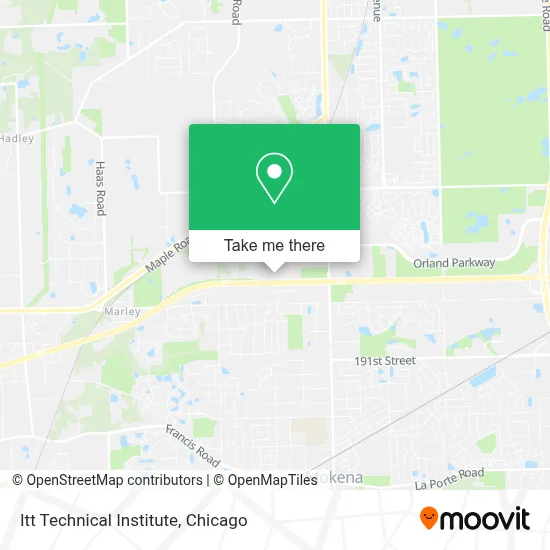 Itt Technical Institute map