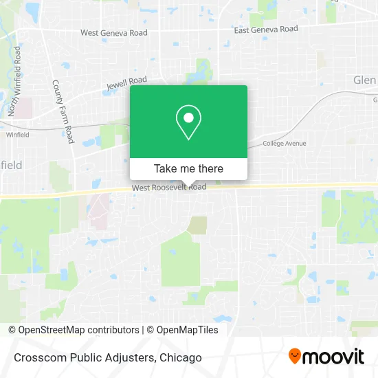 Crosscom Public Adjusters map
