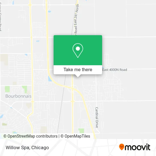 Willow Spa map