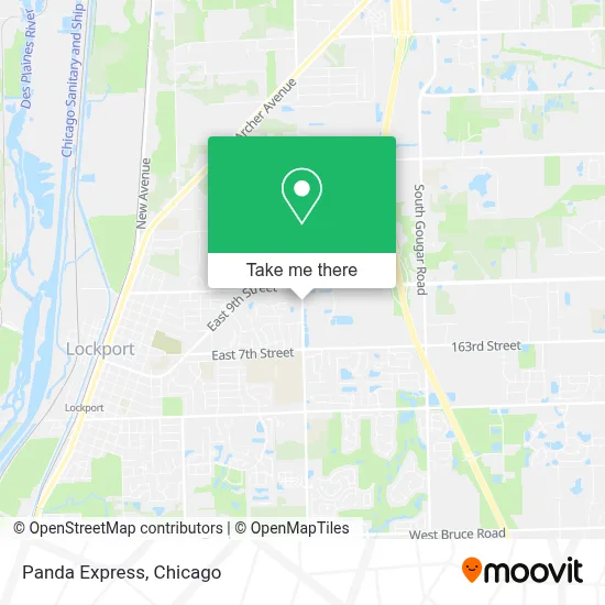 Panda Express map