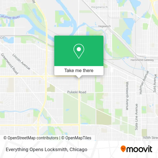 Everything Opens Locksmith map
