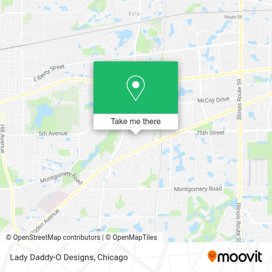 Lady Daddy-O Designs map