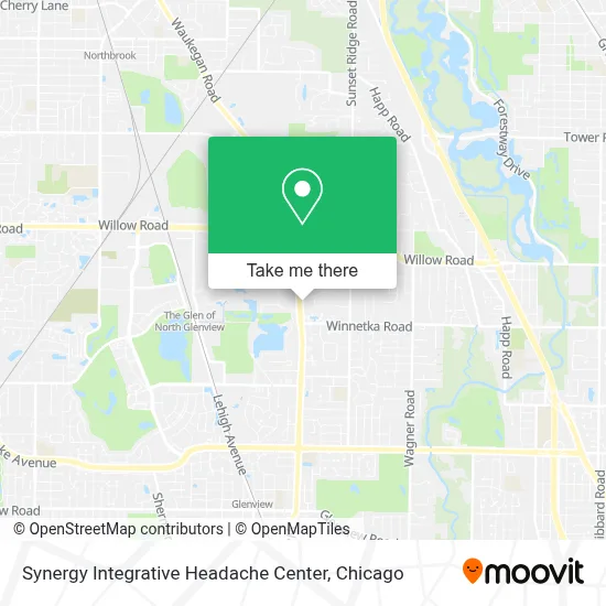 Synergy Integrative Headache Center map