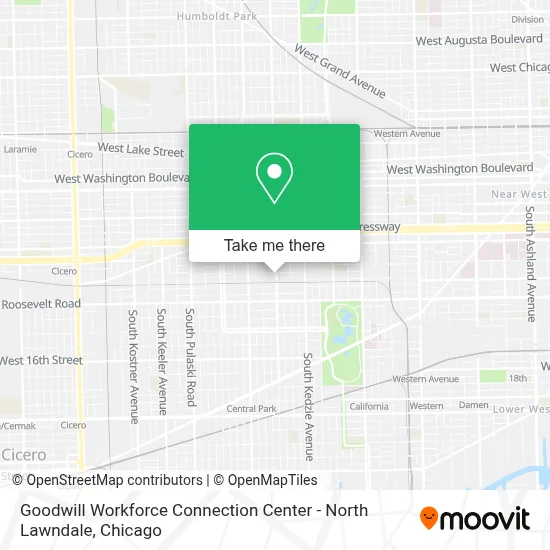 Goodwill Workforce Connection Center - North Lawndale map