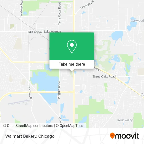 Walmart Bakery map