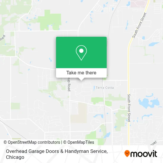 Overhead Garage Doors & Handyman Service map