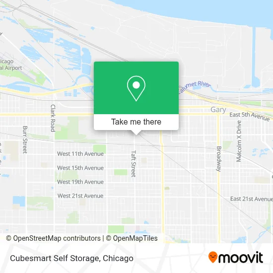 Cubesmart Self Storage map