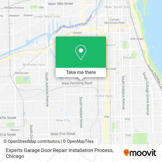 Experts Garage Door Repair Installation Process map