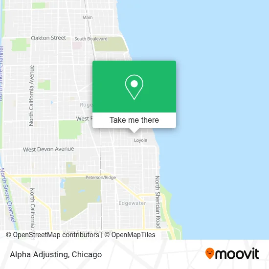 Alpha Adjusting map