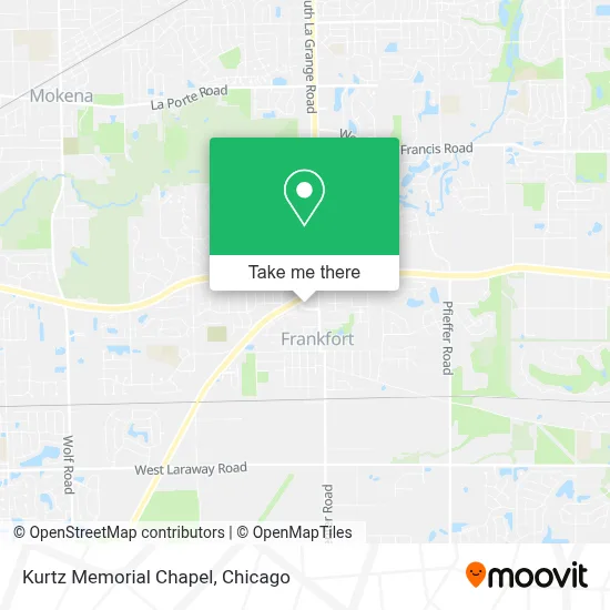 Kurtz Memorial Chapel map