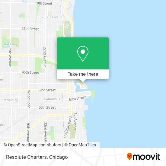 Resolute Charters map