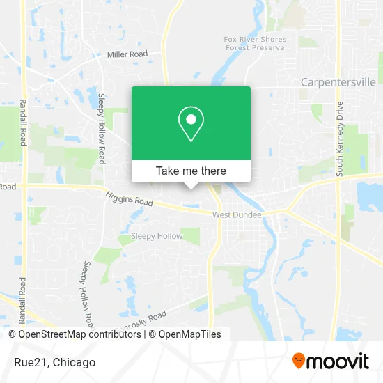 Rue21 map