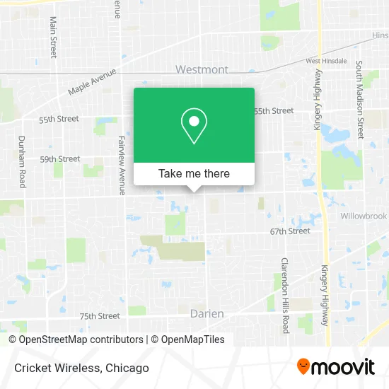 Cricket Wireless map