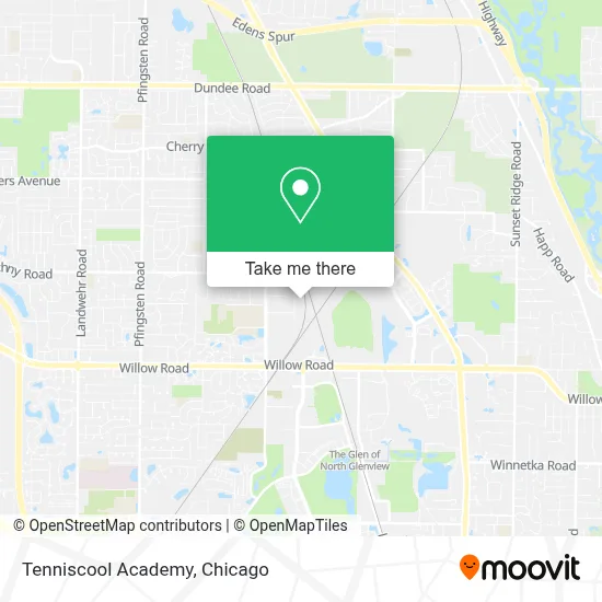 Tenniscool Academy map