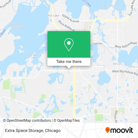 Extra Space Storage map