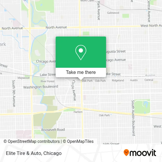 Elite Tire & Auto map
