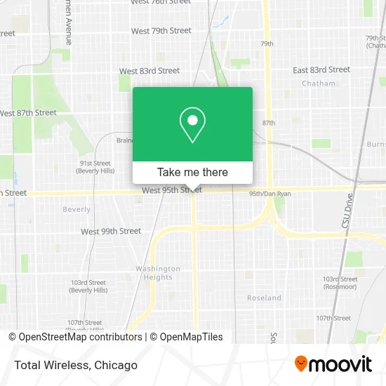 Total Wireless map