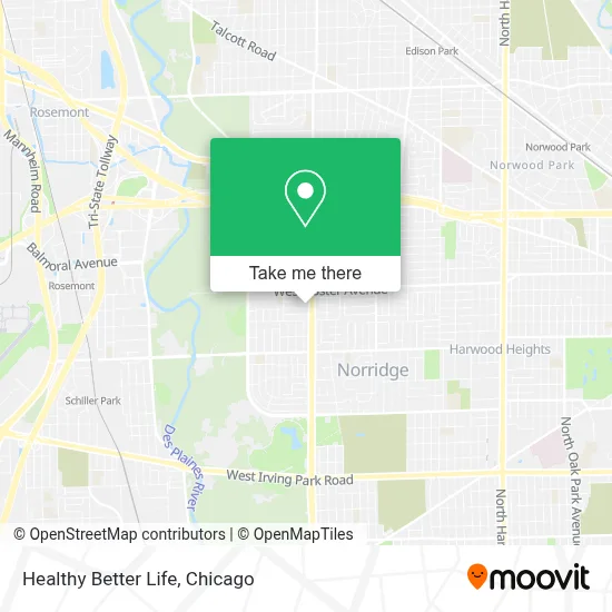 Healthy Better Life map