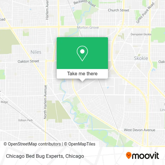 Chicago Bed Bug Experts map