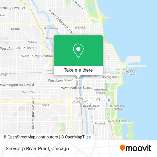 Servcorp River Point map
