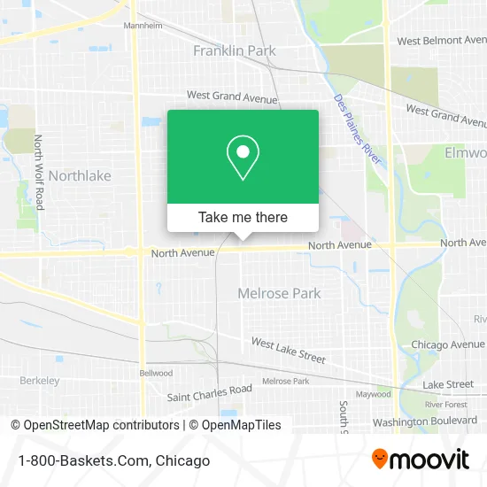 1-800-Baskets.Com map