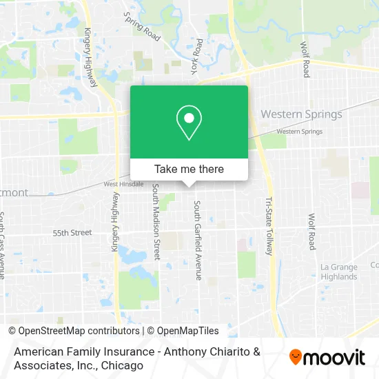 American Family Insurance - Anthony Chiarito & Associates, Inc. map