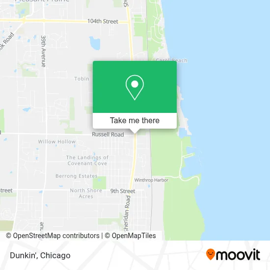Dunkin' map
