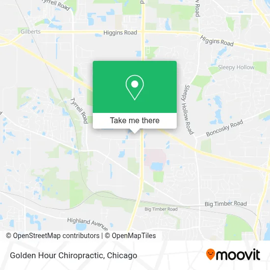 Golden Hour Chiropractic map