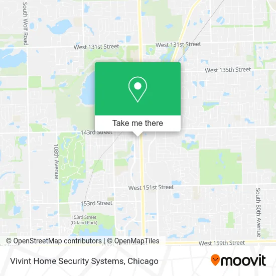 Vivint Home Security Systems map