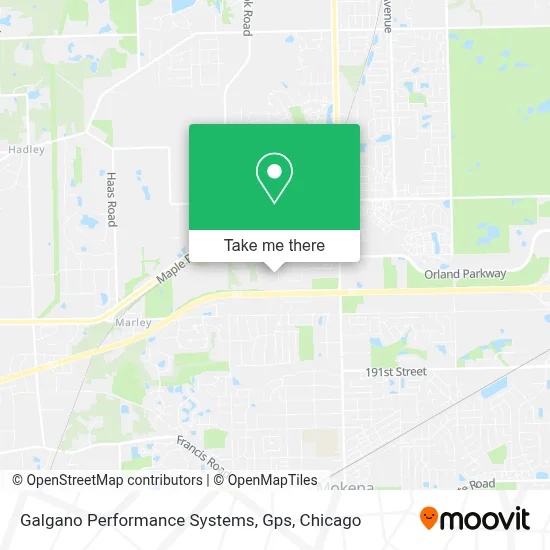 Galgano Performance Systems, Gps map