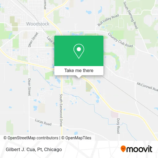 Gilbert J. Cua, Pt map