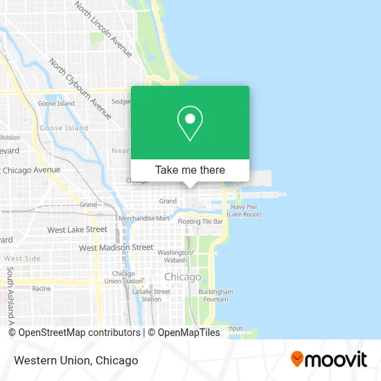 Western Union map