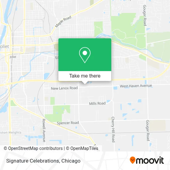 Signature Celebrations map