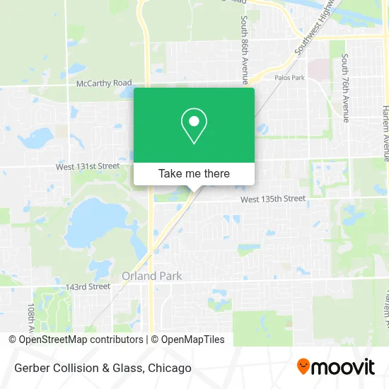 Gerber Collision & Glass map