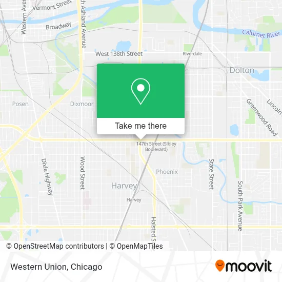 Western Union map