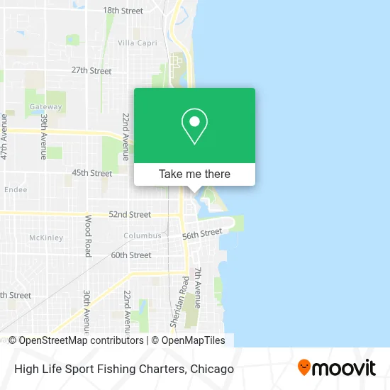 High Life Sport Fishing Charters map