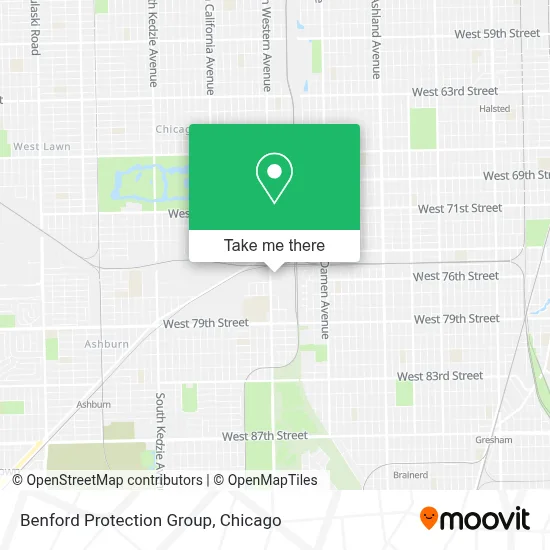 Benford Protection Group map