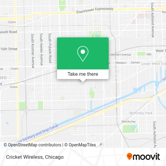 Cricket Wireless map