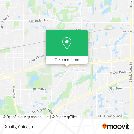 Xfinity map