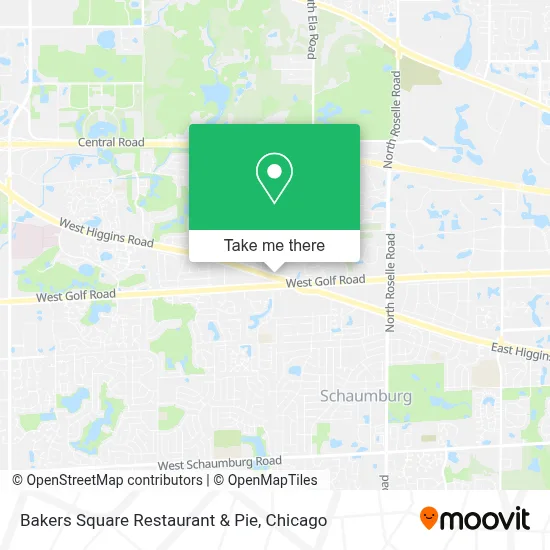 Bakers Square Restaurant & Pie map