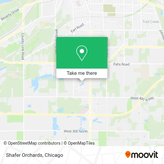 Shafer Orchards map