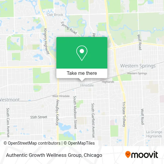 Authentic Growth Wellness Group map