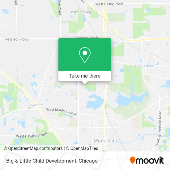 Big & Little Child Development map